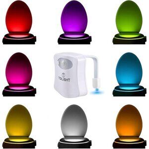 Toilet Bowl Night Light Fun & Useful Bathroom Motion Sensor